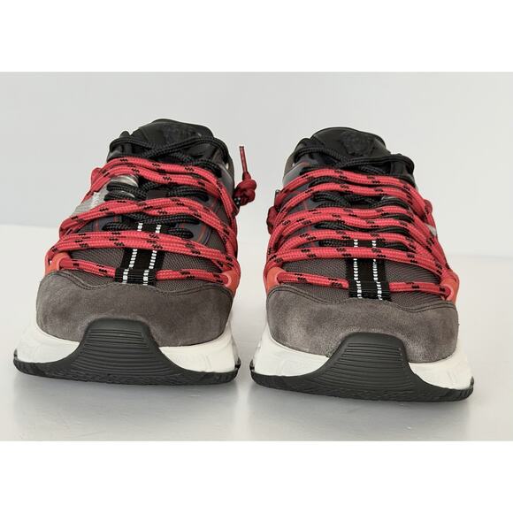 Versace Men\'s Greca Sneakers Red/Gray 13.5 US (46.5 Euro) IT 1021490 NIB main image 9